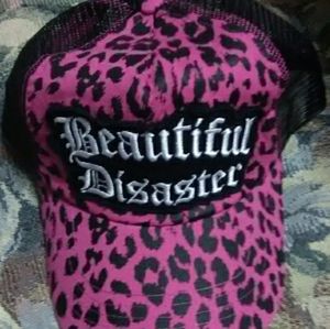 NWT Beautiful disaster baseball hat
